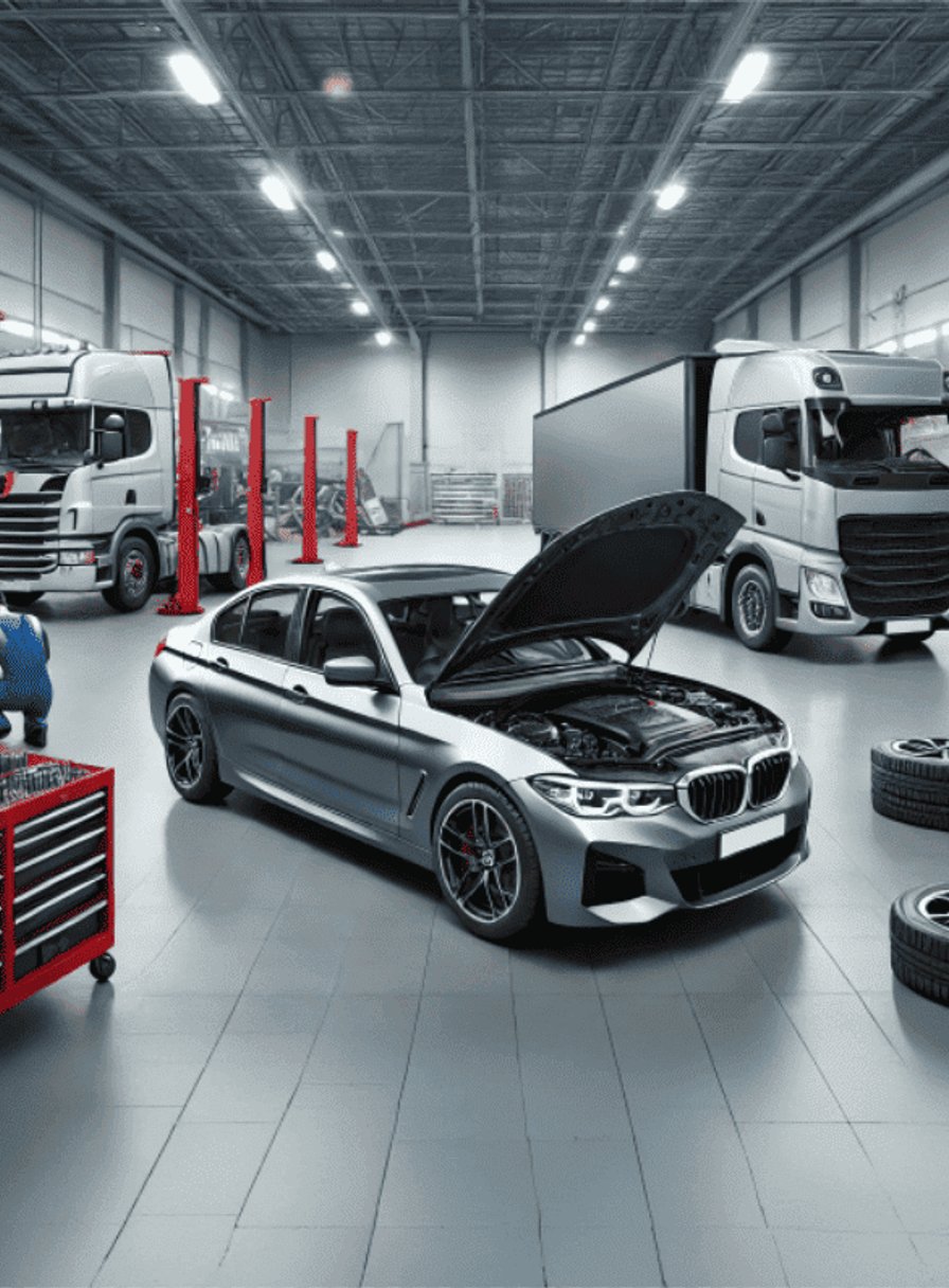 Automobil v autoservisu