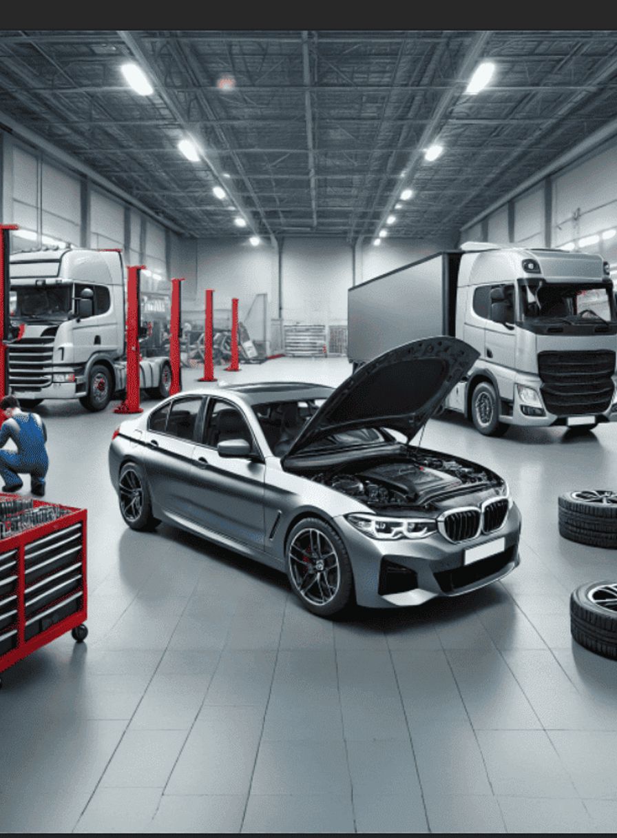 Automobil v autoservisu